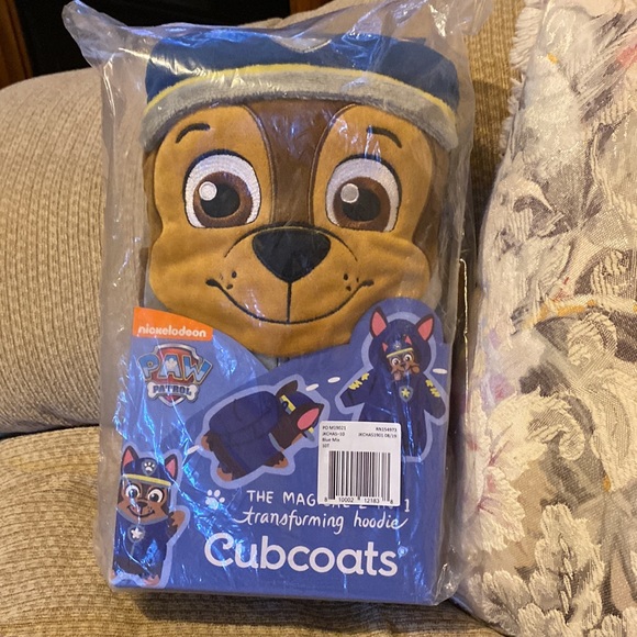 💙🤎💙NWT Nickelodeon Paw Patrol Chase Cubcoats 2-in 1 Hoodie - Picture 8 of 8